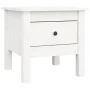 Side table 2 pcs of solid white pine wood 40x40x39 cm by vidaXL, Side tables - Ref: Foro24-813787, Price: 79,84 €, Discount: %