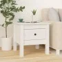 Side table 2 pcs of solid white pine wood 40x40x39 cm by vidaXL, Side tables - Ref: Foro24-813787, Price: 79,84 €, Discount: %