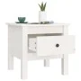 Side table 2 pcs of solid white pine wood 40x40x39 cm by vidaXL, Side tables - Ref: Foro24-813787, Price: 79,84 €, Discount: %