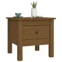 Beistelltisch aus massivem Kiefernholz honigbraun 40x40x39 cm von vidaXL, Seitentische - Ref: Foro24-813790, Preis: 25,98 €, ...
