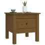 Mesa auxiliar 2 uds madera maciza pino marrón miel 40x40x39 cm de vidaXL, Mesas auxiliares - Ref: Foro24-813791, Precio: 45,1...