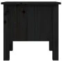Beistelltisch aus massivem Kiefernholz schwarz 40x40x39 cm von vidaXL, Seitentische - Ref: Foro24-813792, Preis: 30,78 €, Rab...