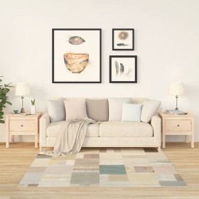 Mesa auxiliar 2 unidades de madera maciza de pino 50x50x49 cm de vidaXL, Mesas auxiliares - Ref: Foro24-813795, Precio: 63,50...