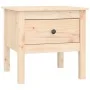 Mesa auxiliar 2 unidades de madera maciza de pino 50x50x49 cm de vidaXL, Mesas auxiliares - Ref: Foro24-813795, Precio: 62,82...