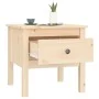 Mesa auxiliar 2 unidades de madera maciza de pino 50x50x49 cm de vidaXL, Mesas auxiliares - Ref: Foro24-813795, Precio: 62,82...