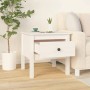 Mesa auxiliar de madera maciza de pino blanco 50x50x49 cm de vidaXL, Mesas auxiliares - Ref: Foro24-813796, Precio: 42,56 €, ...
