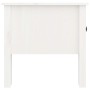 Mesa auxiliar de madera maciza de pino blanco 50x50x49 cm de vidaXL, Mesas auxiliares - Ref: Foro24-813796, Precio: 42,56 €, ...