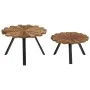 Couchtische 2 Einheiten recyceltes Massivholz von vidaXL, Couchtisch - Ref: Foro24-247933, Preis: 130,98 €, Rabatt: %