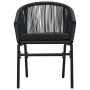 Sillas de jardín 2 unidades ratán sintético negro de vidaXL, Sillas de jardín - Ref: Foro24-48135, Precio: 176,07 €, Descuent...