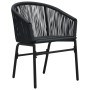 Sillas de jardín 2 unidades ratán sintético negro de vidaXL, Sillas de jardín - Ref: Foro24-48135, Precio: 176,07 €, Descuent...