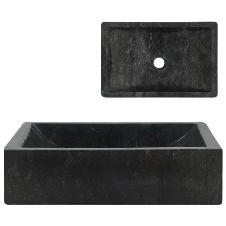 Black marble sink with gloss 45x30x12 cm by vidaXL, Sinks - Ref: Foro24-142772, Price: 120,38 €, Discount: %