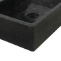Lavabo de mármol negro con brillo 45x30x12 cm de vidaXL, Lavabos - Ref: Foro24-142772, Precio: 124,63 €, Descuento: %