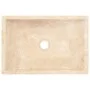 Lavabo de mármol crema con brillo 45x30x12 cm de vidaXL, Lavabos - Ref: Foro24-142773, Precio: 144,27 €, Descuento: %