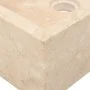 Lavabo de mármol crema con brillo 45x30x12 cm de vidaXL, Lavabos - Ref: Foro24-142773, Precio: 144,27 €, Descuento: %