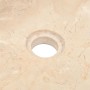 Lavabo de mármol crema con brillo 45x30x12 cm de vidaXL, Lavabos - Ref: Foro24-142773, Precio: 147,79 €, Descuento: %