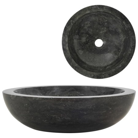 Lavabo 40x12 cm mármol negro de vidaXL, Lavabos - Ref: Foro24-142774, Precio: 113,95 €, Descuento: %