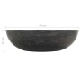 Lavabo 40x12 cm mármol negro de vidaXL, Lavabos - Ref: Foro24-142774, Precio: 113,95 €, Descuento: %