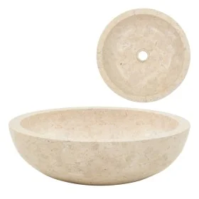 Lavabo 40x12 cm mármol color crema de vidaXL, Lavabos - Ref: Foro24-142775, Precio: 146,53 €, Descuento: %