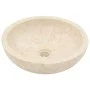 Sink 40x12 cm cream-colored marble by vidaXL, Sinks - Ref: Foro24-142775, Price: 146,53 €, Discount: %