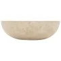 Sink 40x12 cm cream-colored marble by vidaXL, Sinks - Ref: Foro24-142775, Price: 146,53 €, Discount: %