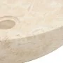 Sink 40x12 cm cream-colored marble by vidaXL, Sinks - Ref: Foro24-142775, Price: 146,53 €, Discount: %