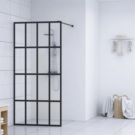 Transparent tempered glass shower screen 118x190 cm by vidaXL, Shower walls and screens - Ref: Foro24-145677, Price: 170,48 €...