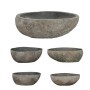Lavabo de piedra de río ovalado 29-38 cm de vidaXL, Lavabos - Ref: Foro24-146212, Precio: 84,18 €, Descuento: %
