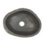 Lavabo de piedra de río ovalado 29-38 cm de vidaXL, Lavabos - Ref: Foro24-146212, Precio: 84,18 €, Descuento: %