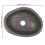 Lavabo de piedra de río ovalado 29-38 cm de vidaXL, Lavabos - Ref: Foro24-146212, Precio: 84,18 €, Descuento: %