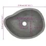 Lavabo de piedra de río ovalada 37-46 cm de vidaXL, Lavabos - Ref: Foro24-146213, Precio: 86,84 €, Descuento: %