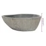 Lavabo de piedra de río ovalada 37-46 cm de vidaXL, Lavabos - Ref: Foro24-146213, Precio: 86,84 €, Descuento: %