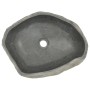 Lavabo ovalado piedra de río (45-53)x(34-41) cm de vidaXL, Lavabos - Ref: Foro24-146214, Precio: 119,03 €, Descuento: %