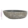 Lavabo ovalado piedra de río (45-53)x(34-41) cm de vidaXL, Lavabos - Ref: Foro24-146214, Precio: 119,03 €, Descuento: %