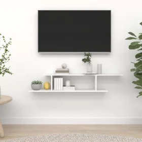 Plywood TV wall shelf 125x18x23 cm by vidaXL, Shelves and shelves - Ref: Foro24-806989, Price: 36,48 €, Discount: %