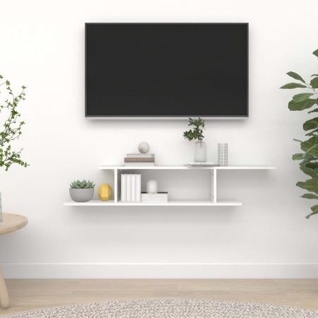 Estante de pared para TV madera contrachapada 125x18x23 cm de vidaXL, Estantes y estanterías - Ref: Foro24-806989, Precio: 34...
