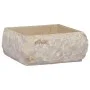 Lavabo crema mármol 30x30x13 cm de vidaXL, Lavabos - Ref: Foro24-149174, Precio: 146,16 €, Descuento: %