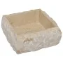 Lavabo crema mármol 30x30x13 cm de vidaXL, Lavabos - Ref: Foro24-149174, Precio: 146,16 €, Descuento: %