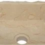 Lavabo crema mármol 30x30x13 cm de vidaXL, Lavabos - Ref: Foro24-149174, Precio: 146,16 €, Descuento: %