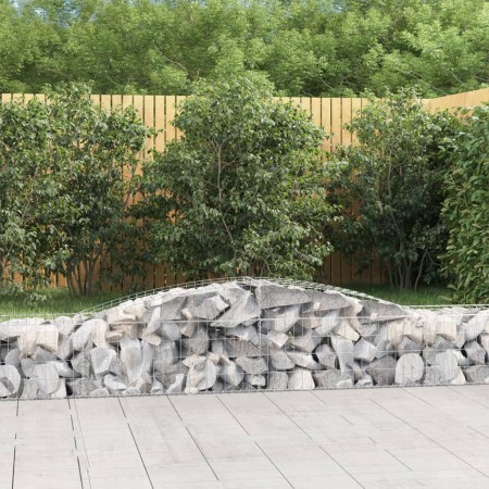 Cestas de gaviones 25 uds forma de arco hierro 400x50x40/60 cm en Macetas y jardineras | Comprar online en Foru.es