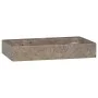 Lavabo de pared mármol gris 38x24x6,5 cm de vidaXL, Lavabos - Ref: Foro24-149188, Precio: 96,78 €, Descuento: %