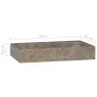 Lavabo de pared mármol gris 38x24x6,5 cm de vidaXL, Lavabos - Ref: Foro24-149188, Precio: 96,78 €, Descuento: %