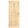 Puerta corredera con herrajes madera maciza de pino 85x210 cm de vidaXL, Puertas - Ref: Foro24-3203232, Precio: 153,86 €, Des...