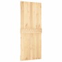 Puerta corredera con herrajes madera maciza de pino 85x210 cm de vidaXL, Puertas - Ref: Foro24-3203232, Precio: 157,49 €, Des...