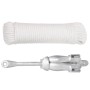 Ancla plegable con cuerda hierro maleable plateado 4 kg de vidaXL, Anclas - Ref: Foro24-94276, Precio: 60,44 €, Descuento: %