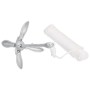 Ancla plegable con cuerda hierro maleable plateado 4 kg de vidaXL, Anclas - Ref: Foro24-94276, Precio: 60,44 €, Descuento: %