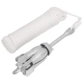 Ancla plegable con cuerda hierro maleable plateado 6 kg de vidaXL, Anclas - Ref: Foro24-94277, Precio: 69,87 €, Descuento: %