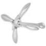 Ancla plegable con cuerda hierro maleable plateado 6 kg de vidaXL, Anclas - Ref: Foro24-94277, Precio: 69,87 €, Descuento: %
