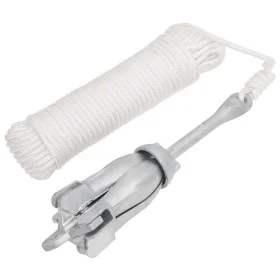 Ancla plegable con cuerda hierro maleable plateado 8 kg de vidaXL, Anclas - Ref: Foro24-94278, Precio: 81,59 €, Descuento: %