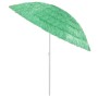 Sombrilla de playa Hawaii verde 240 cm en Sombrillas | Comprar online en Foru.es