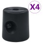 Pesos para cenador/carpa 4 unidades PE negro de vidaXL, Pesos para cenadores - Ref: Foro24-47689, Precio: 83,42 €, Descuento: %